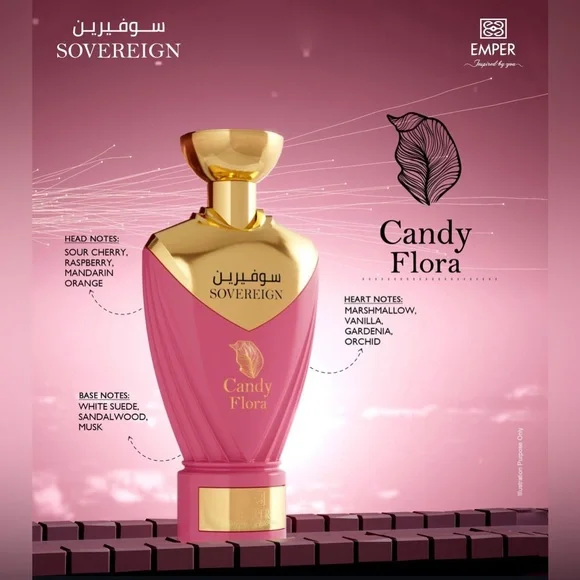 Candy Flora Perfume - Pink and Gold - Picture 1 of 1
